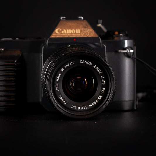 Canon T50 with 35-70mm