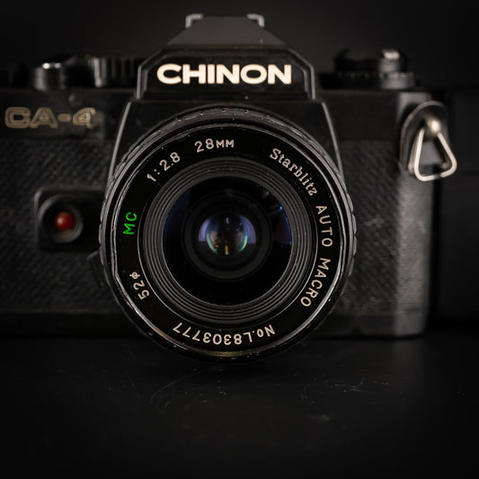 Chinon CA-4 with Starblitz 28mm f/2.8 Lens & DB-010 Databack