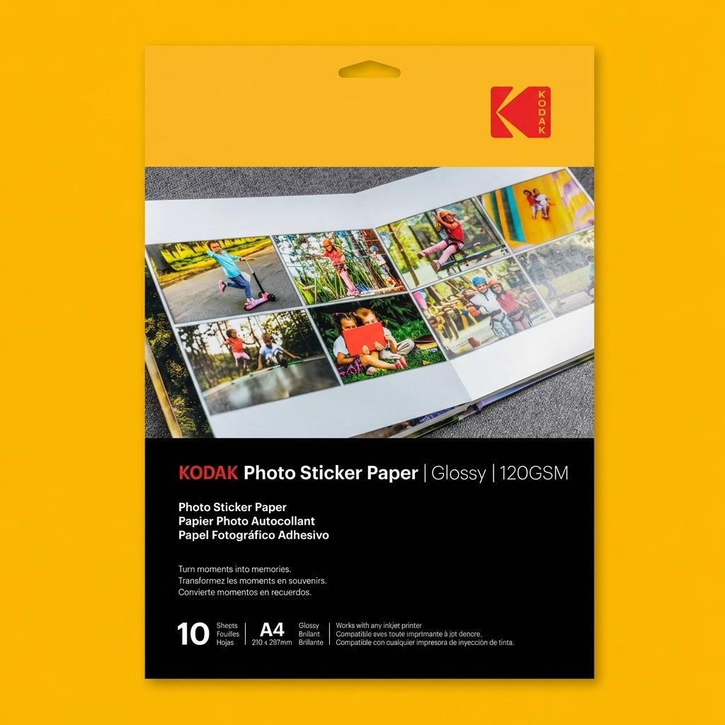 Kodak - Sticker Glass 120GSM -A4 10