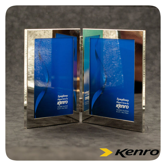 Kenro Elegant Silver Plated Frame - Double