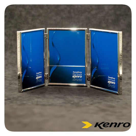 Kenro Classic Silver Plated Frame - Tripple - 6x4