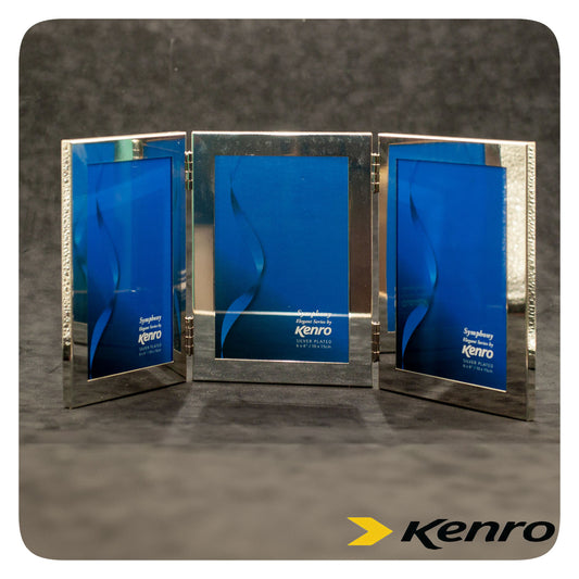 Kenro Elegant Silver Plated Frame - Tripple - 6x4