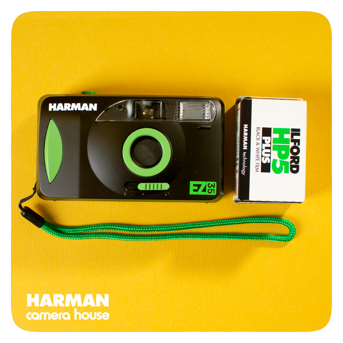 HARMAN EZ-35 reusable camera (with HP5 black and white film)