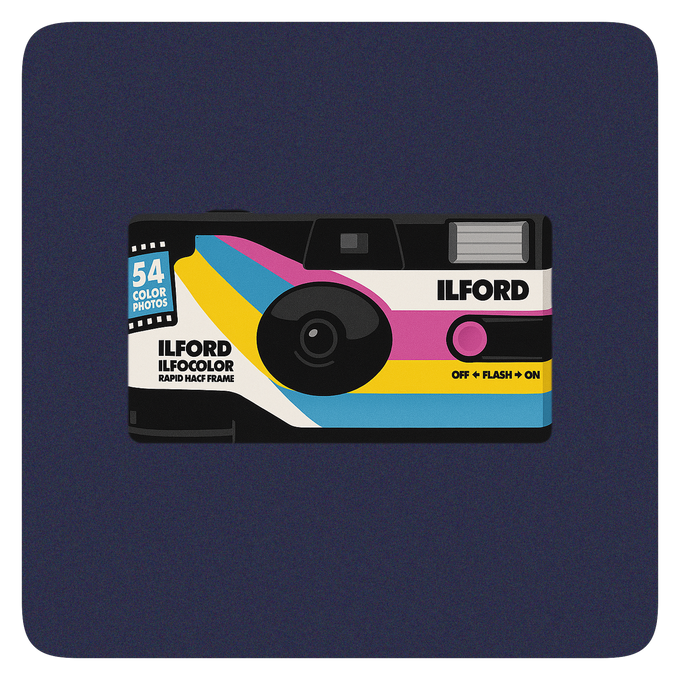 Half Frame Disposable Cameras