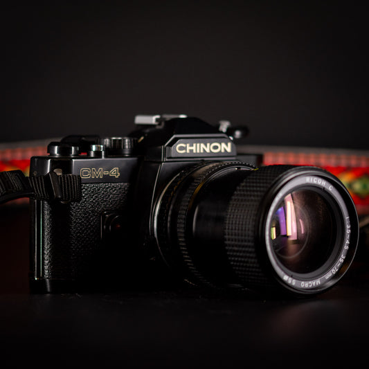 Chinon CM4  Lens + Flash Kit