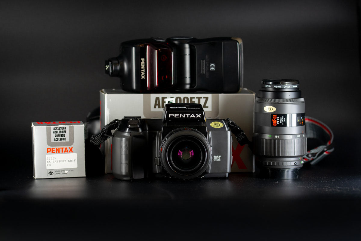 Pentax SFX with Lenses & Flash