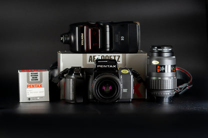 Pentax SFX with Lenses & Flash
