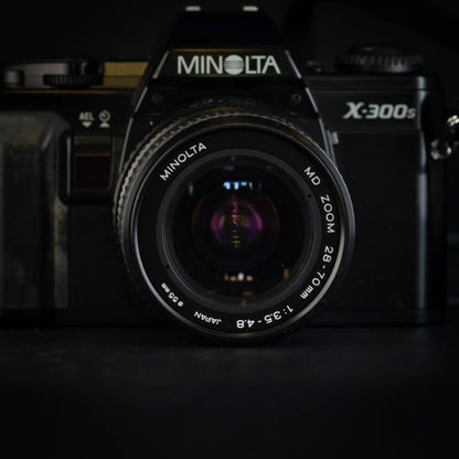 Minolta X-300s with 28-70mm Lens