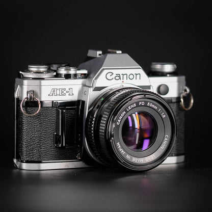 Canon AE-1 with Canon 50mm F1.8 Lens