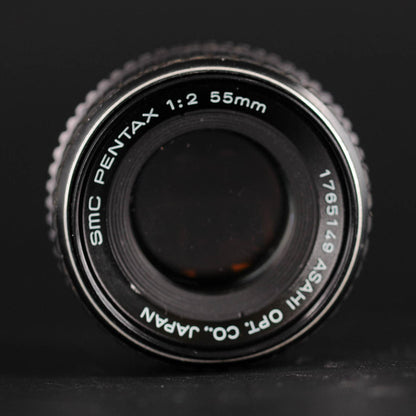 Pentax SMC 55mm f/2 PK Mount Lens