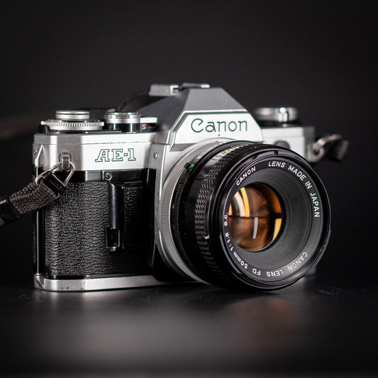 Canon AE-1 with Canon 50mm F1.8 Lens