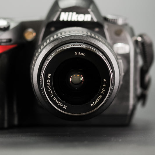 Nikon D70 with 18–55mm