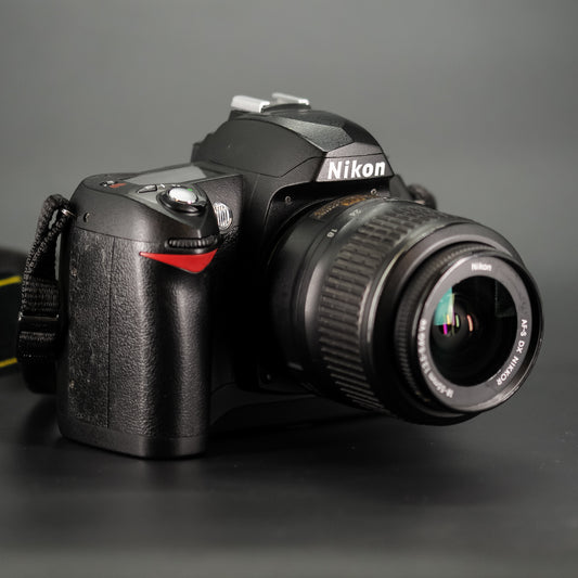 Nikon D70 with 18–55mm