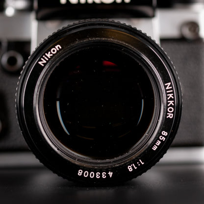 Nikon F2 with 85mm f/1.8