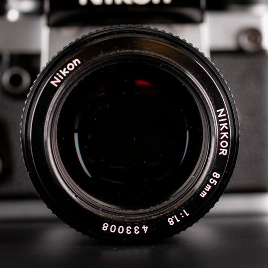 Nikon F2 with 85mm f/1.8