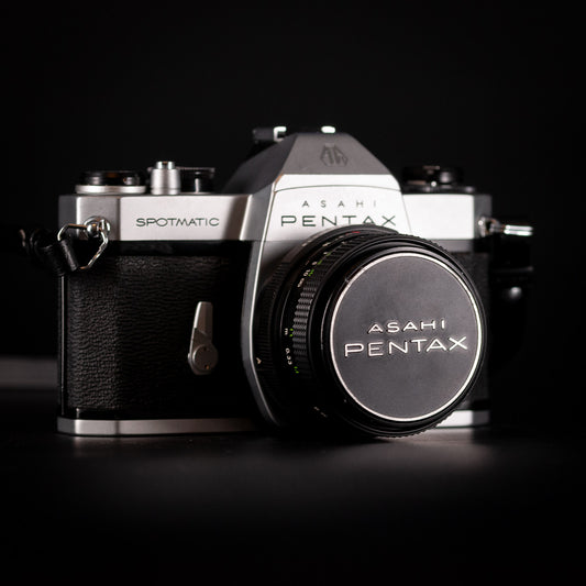 Pentax Spotmatic with Pentacon 50mm f/1.8 & Takumar 135mm f/3.5