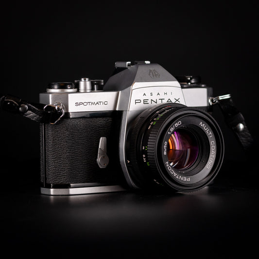 Pentax Spotmatic with Pentacon 50mm f/1.8 & Takumar 135mm f/3.5