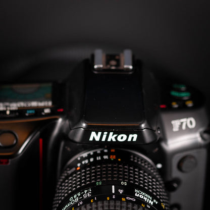 Nikon F70 with 35-80mm