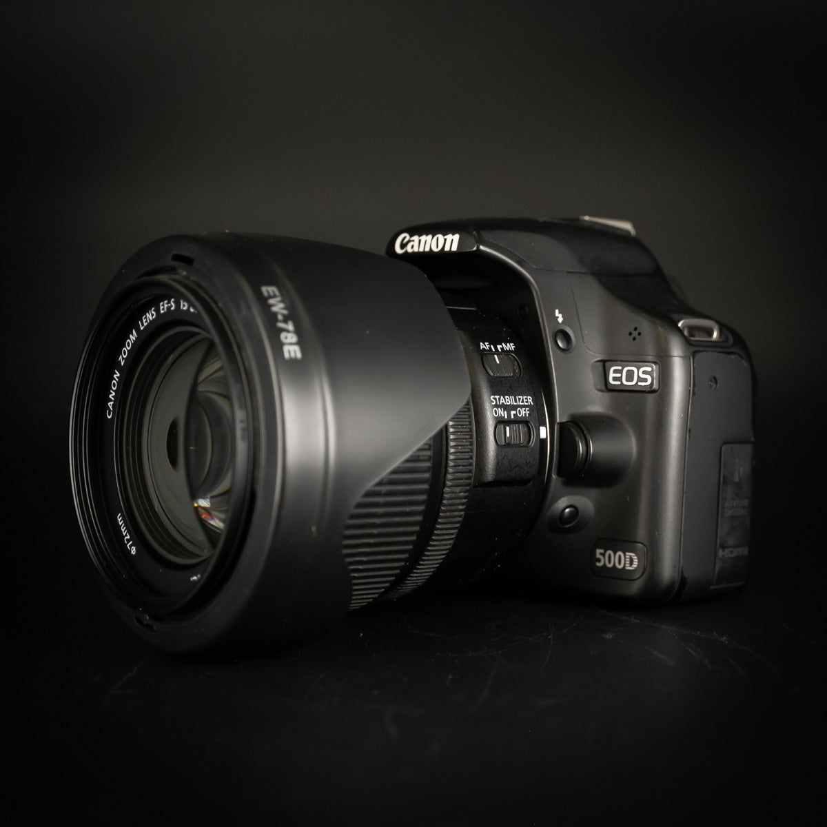 Canon EOS 500D with EF-S 15-85mm IS USM Lens