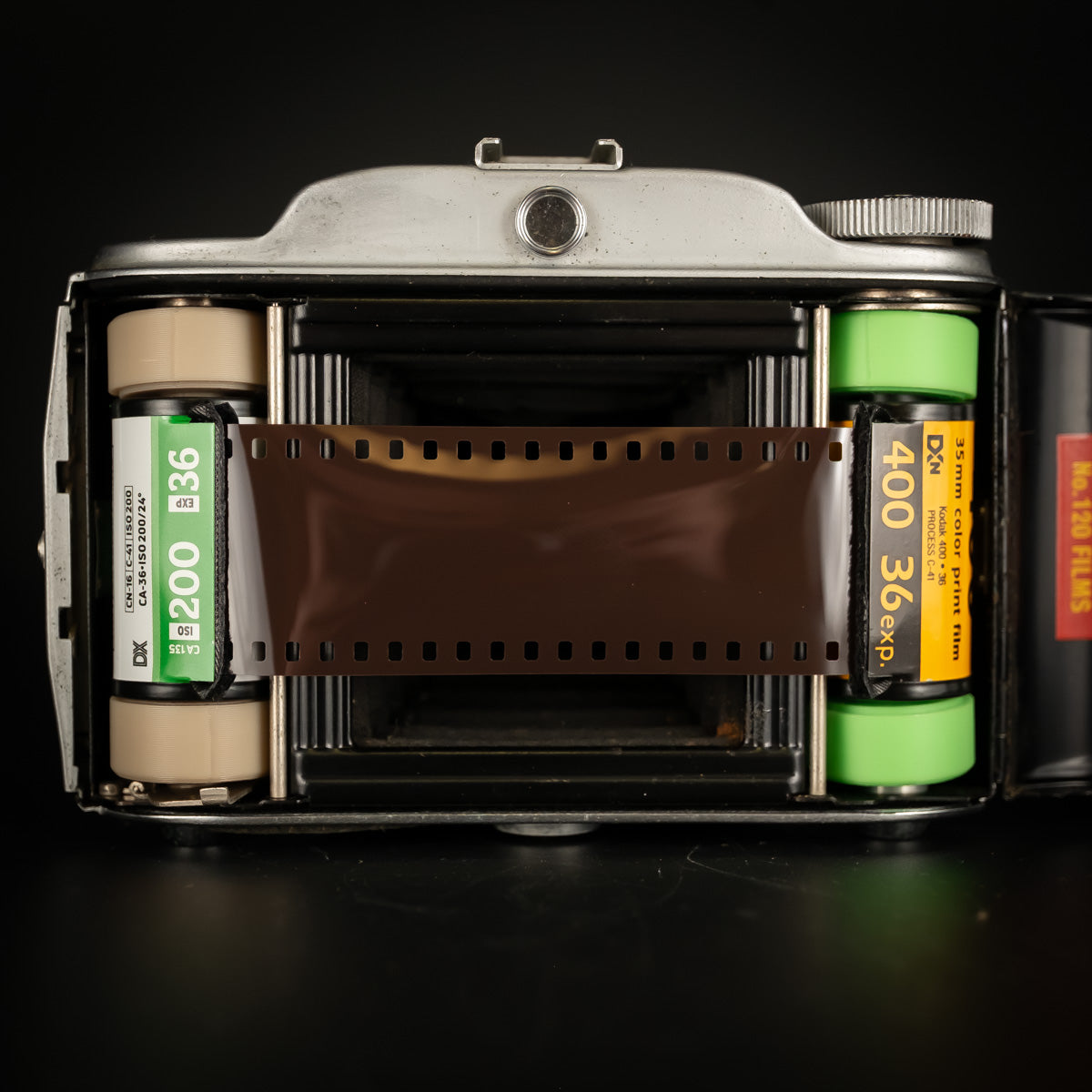 35mm-to-120 Film Adapter (3D Printed)