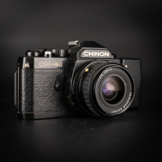 Chinon CM-4s with Takumar-Bayonet 28mm f/2.8 Lens & DB-010 Data Back