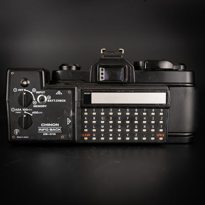 Chinon CM-4s with Takumar-Bayonet 28mm f/2.8 Lens & DB-010 Data Back