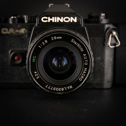 Chinon CA-4 with Starblitz 28mm f/2.8 Lens & DB-010 Databack