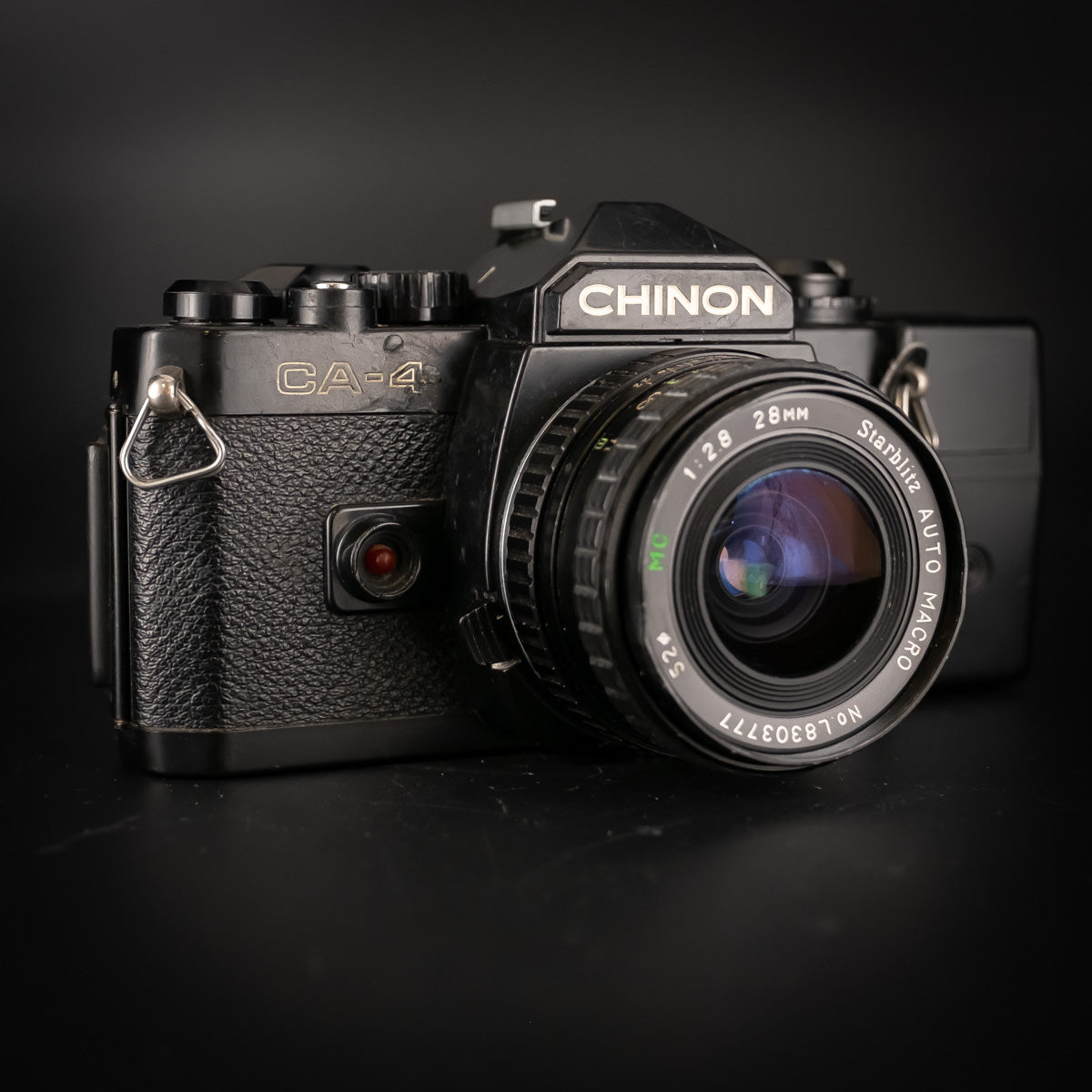 Chinon CA-4 with Starblitz 28mm f/2.8 Lens & DB-010 Databack