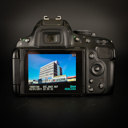 Nikon D5100 with 18-55mm Lens
