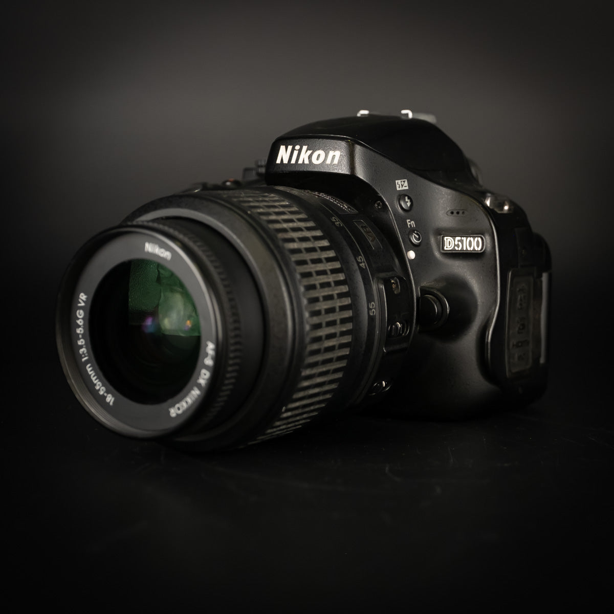 Nikon D5100 with 18-55mm Lens