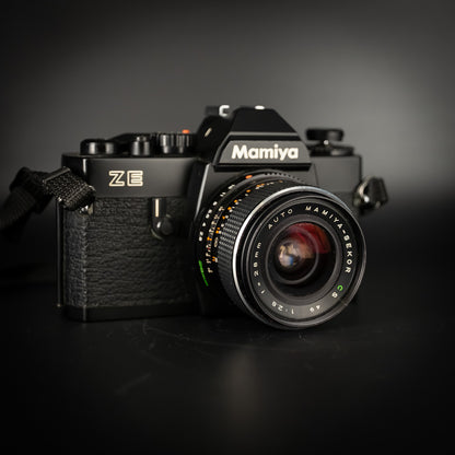 Mamiya ZE with 28mm f/2.8 and 35-70mm f/3.5-4.5