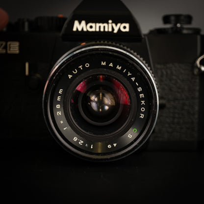 Mamiya ZE with 28mm f/2.8 and 35-70mm f/3.5-4.5