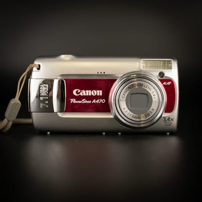 Canon PowerShot A470 — Red