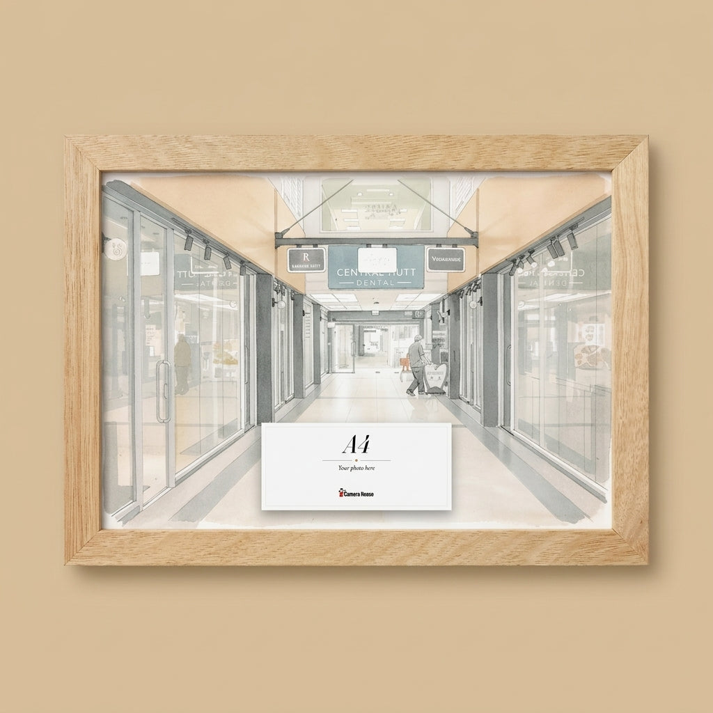 A4 Oak Photo Frame - Handmade In-Store- Raw Oak