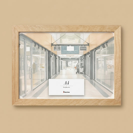 A4 Oak Photo Frame - Handmade In-Store- Raw Oak