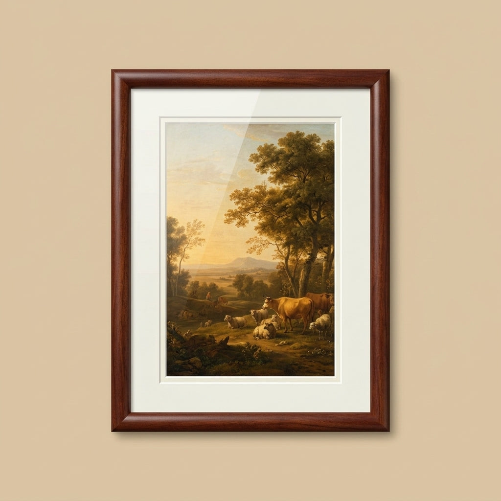 Thistle Mahogany Frame