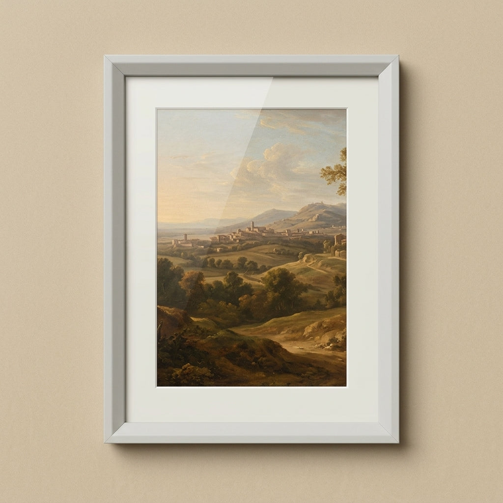 Metropolis White Texture Coat Frame