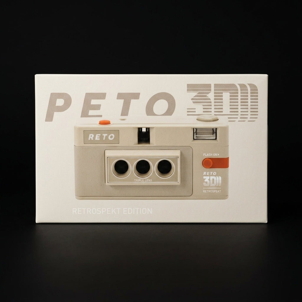Reto-3D Classic 35mm Film Camera - Black (Retrospekt)