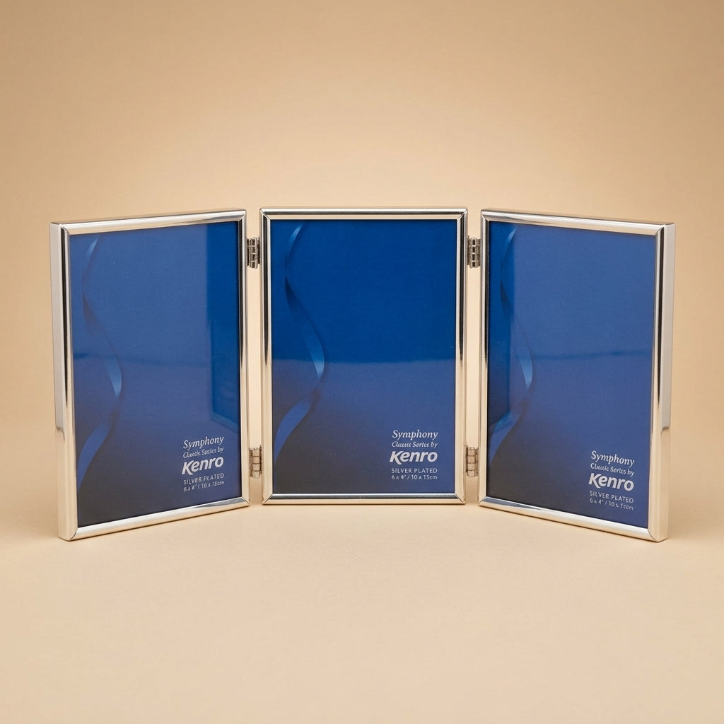 Kenro Classic Silver Plated Frame - Tripple - 6x4