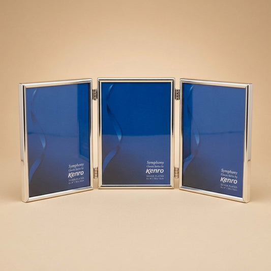 Kenro Classic Silver Plated Frame - Tripple - 6x4