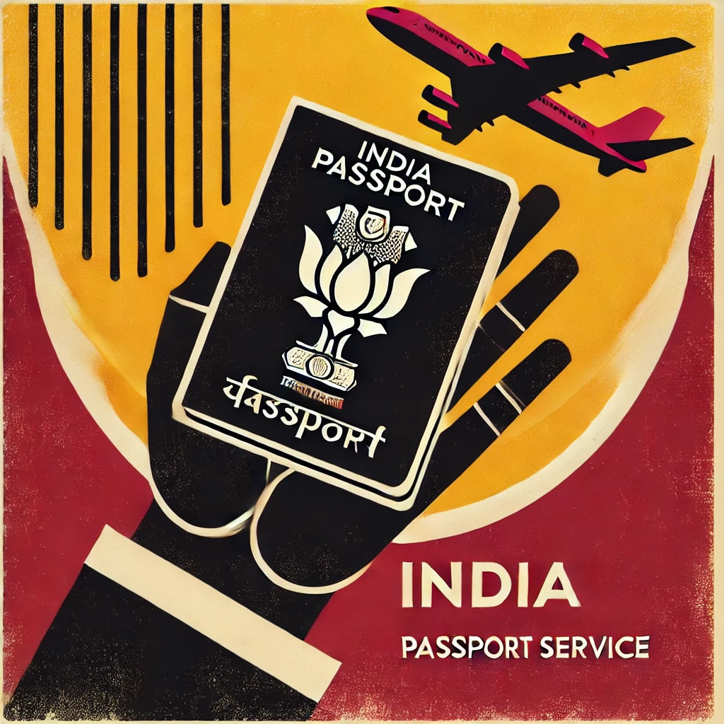 India Passport Photo (51x51mm, printed)